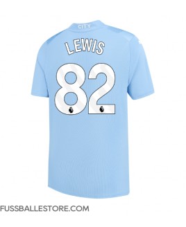 Günstige Manchester City Rico Lewis #82 Heimtrikot 2023-24 Kurzarm